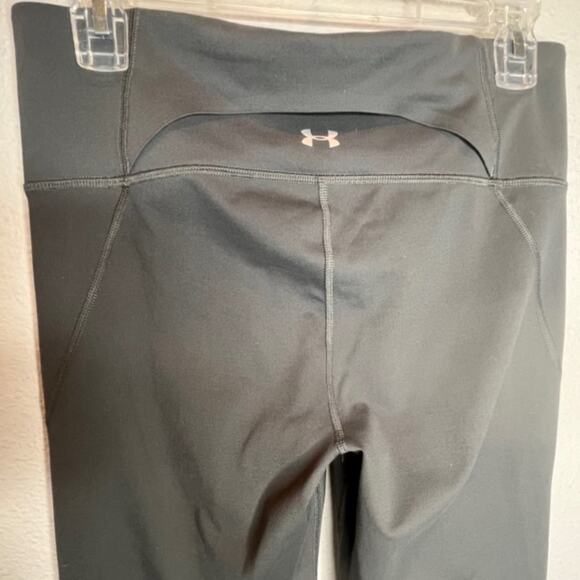 Under Armour Womens Straight Leg Yoga Pants Workout Leggings Gray Sz 6 - Picture 4 of 9